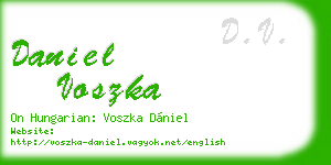 daniel voszka business card
